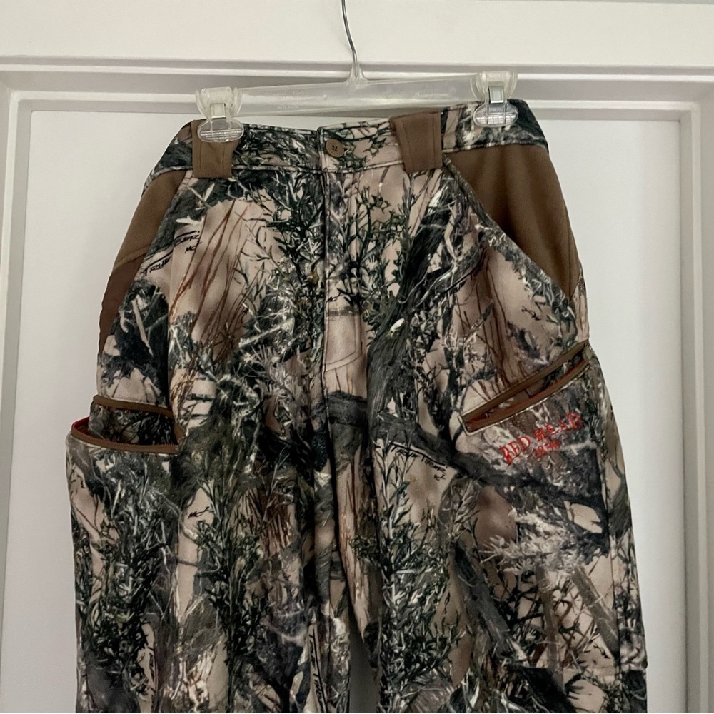 Redhead Fleece Silent Cargo Camo Hunting Pants Size L - Picture 2 of 7